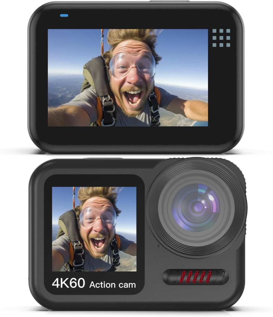 Xoieod 4K 60FPS Waterproof Action Camera (66ft)
