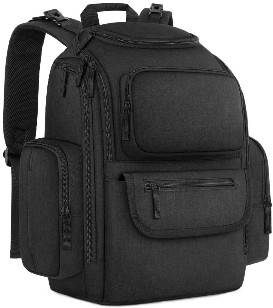 Mancro Diaper Bag Backpack, Multifunctional Dad Diaper Bag