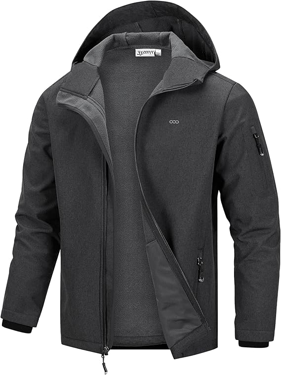 33,000ft Men’s Hooded Softshell Jacket Waterproof