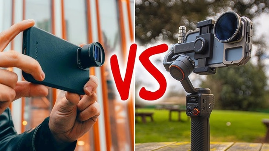 Action Camera vs Phone Gimbal
